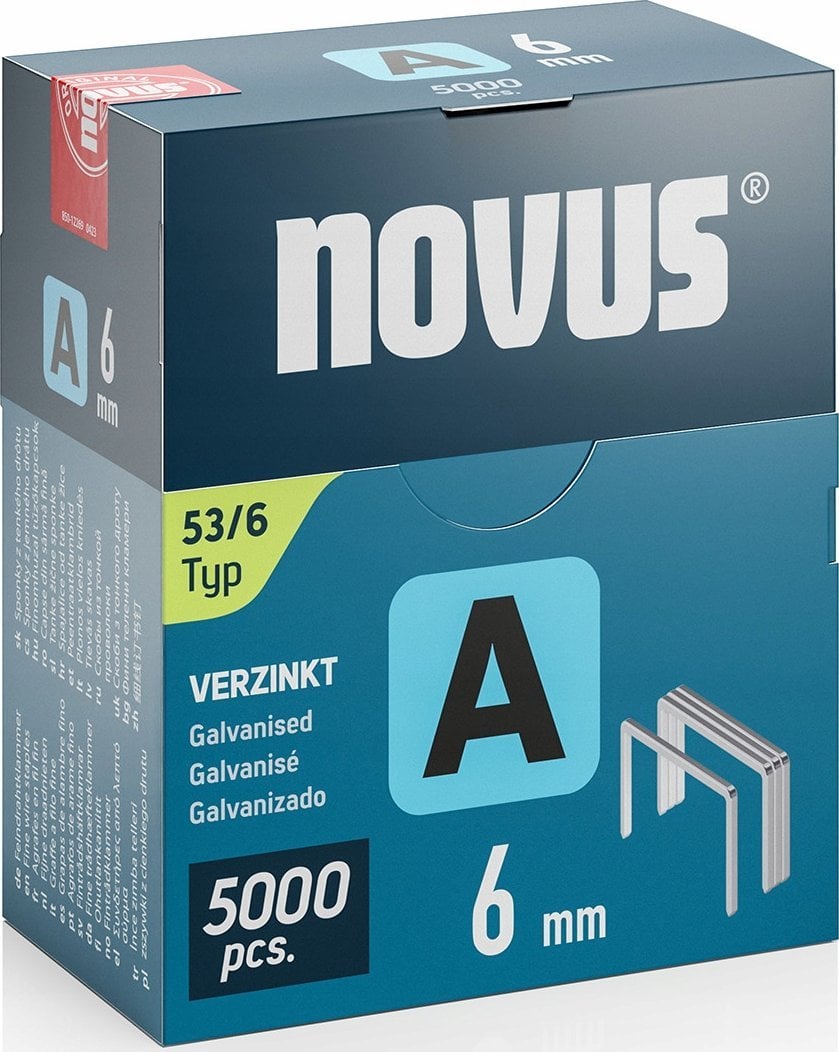 Novus Zszywki typ A 53/6 NOVUS [5000 szt.]
