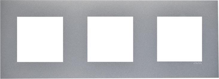 Efapel EFAPEL QUADRO45 RAMKA 3-KROTNA ALUMINIUM 45930 KAL