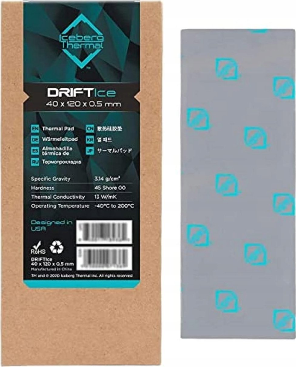 Iceberg 120 x 40 mm x 0.5 mm (DRIFTICE05-B0A)