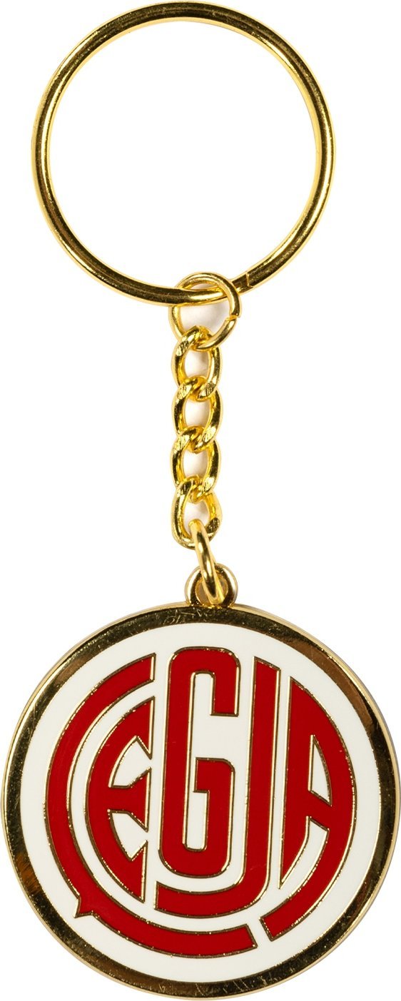 Legia Warszawa czerwony brelok okrągły Kolekcja Lucjana Brychczego