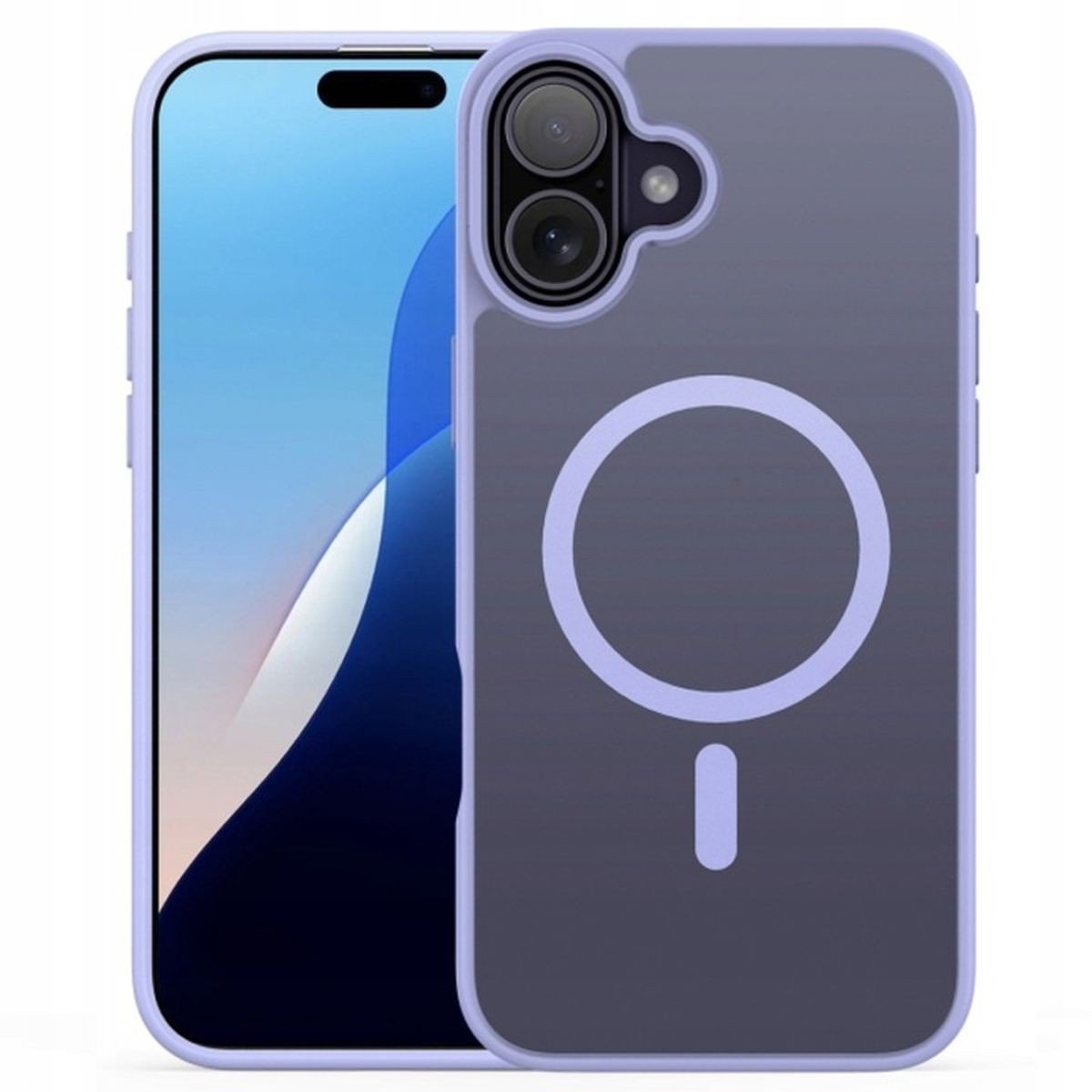 Etui Magsafe Magnetyczne Dux Ducis Yind do iPhone 16 Plus, fioletowe