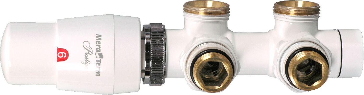 Varioterm Zestaw grzejnikowy Twins lewy biały (TSGS0206CFK/L)