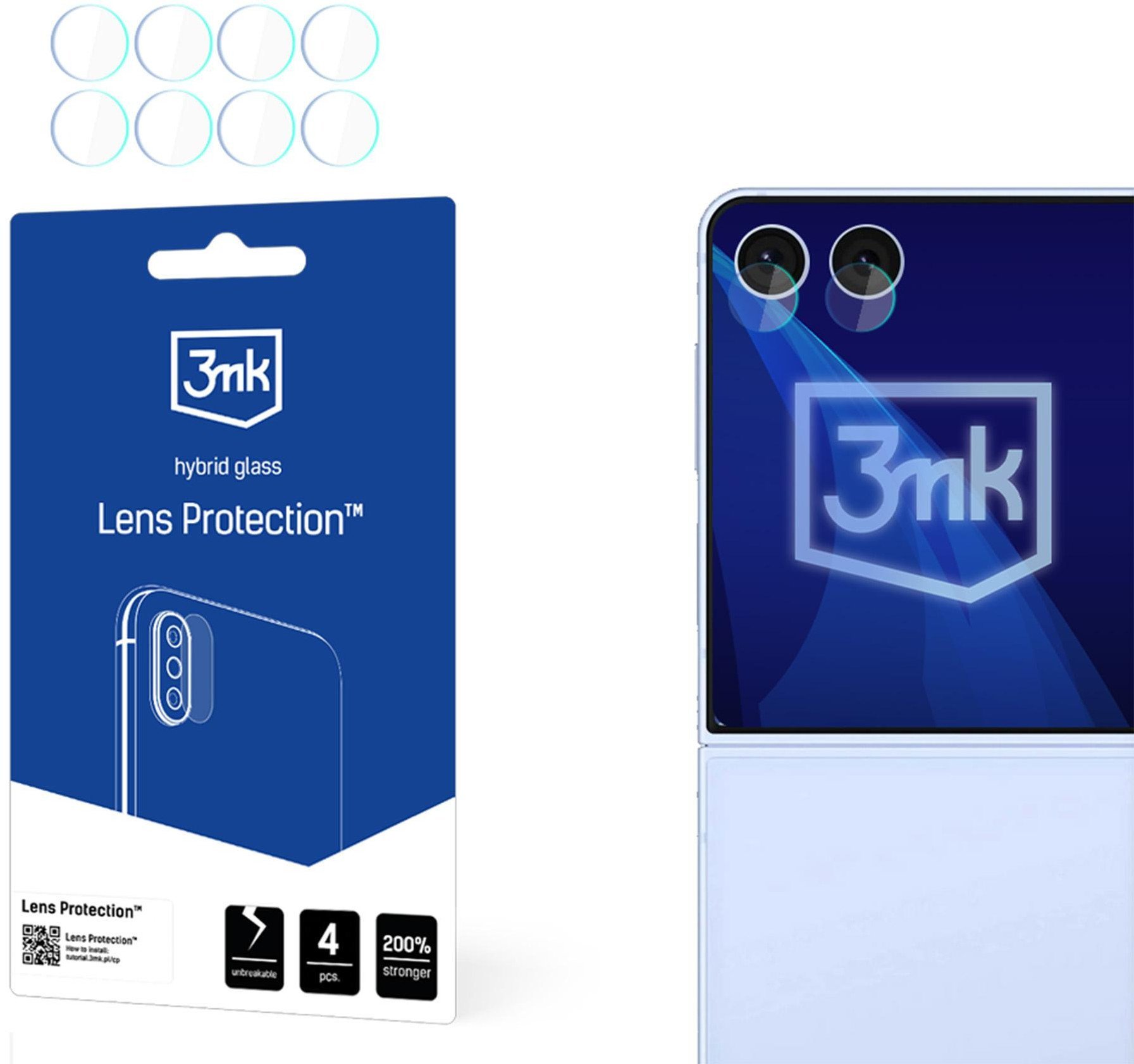 SAMSUNG GALAXY Z FLIP 7 - 3MK LENS PROTECTION