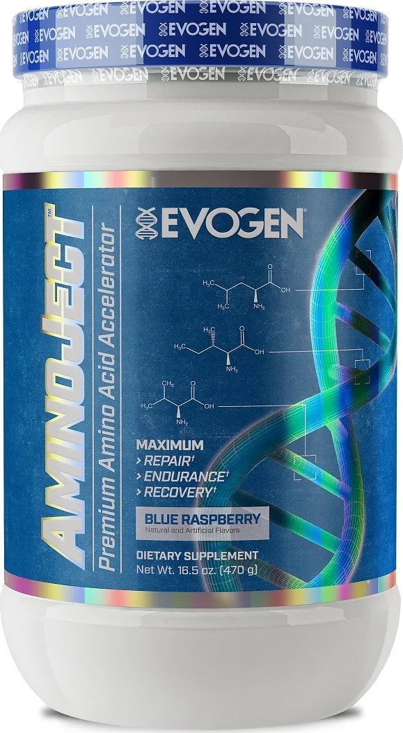 Evogen Evogen - AminoJect, Raspberry Leomande, Proszek, 483g