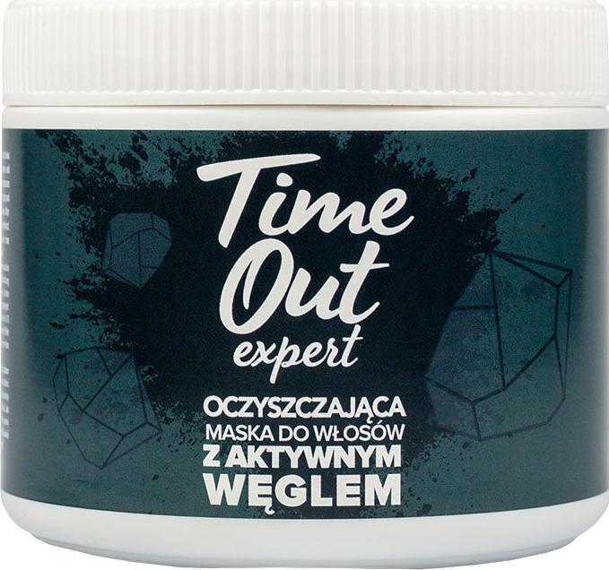 Time Out Oczyszczająca maska do włosów z aktywnym węglem 500g