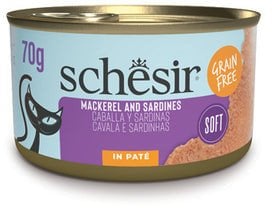 Cat Can Grill, karma mokra, dla kota, pasta z sardynek i makreli, 70g, puszka