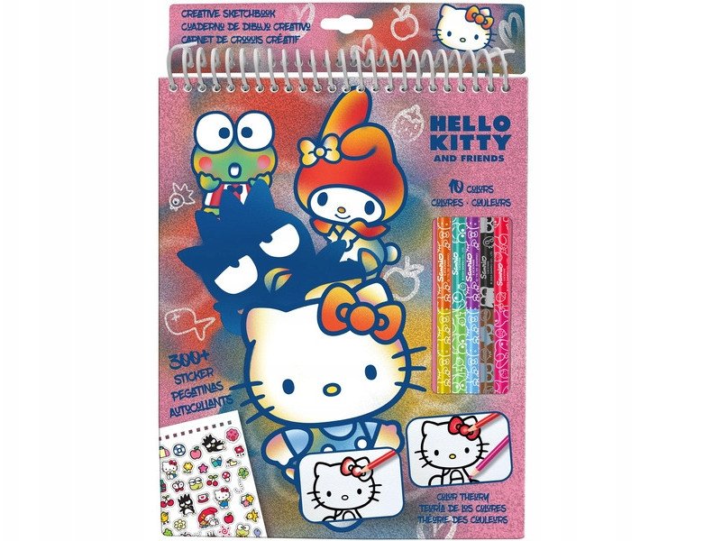 *****Hello Kitty zest kredki/naklejk HK50144 87014