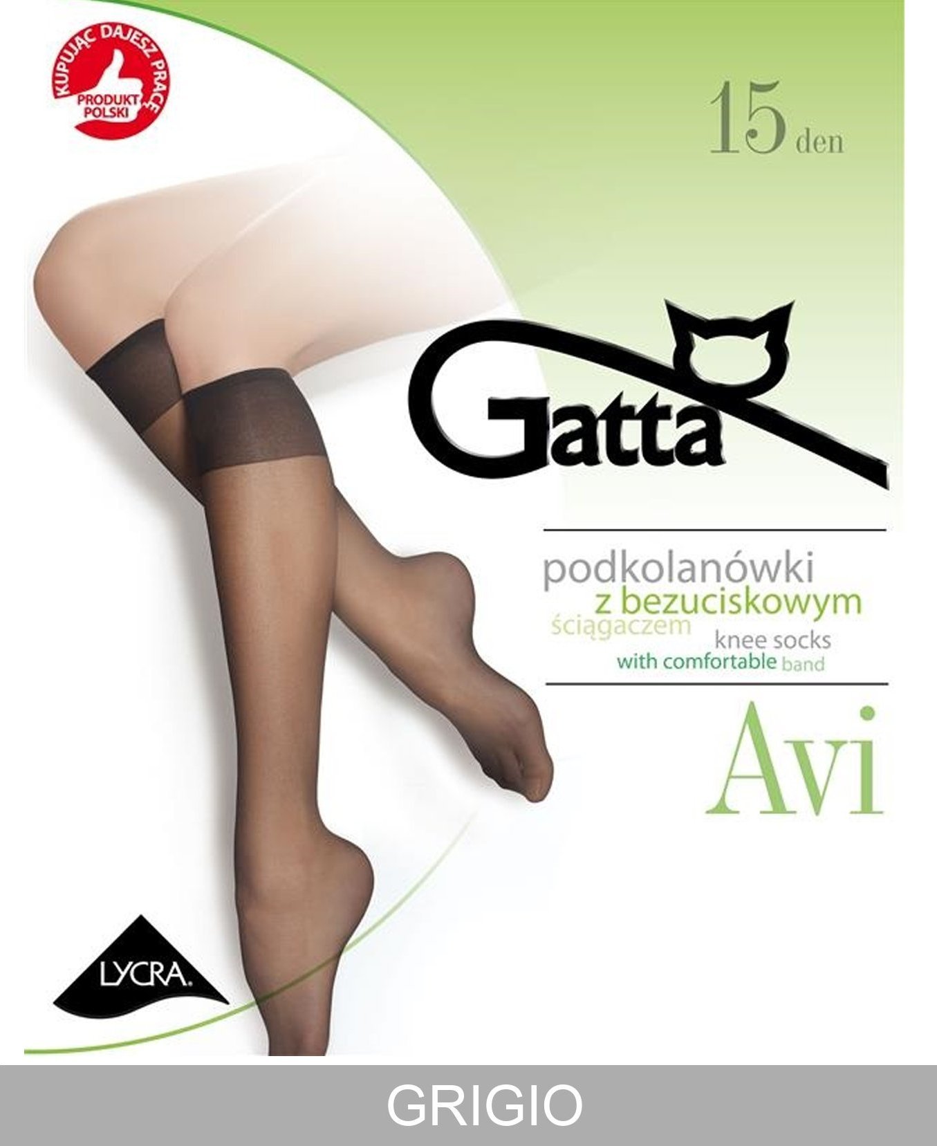 Gatta GATTA AVI 15DEN UNI/Grigio