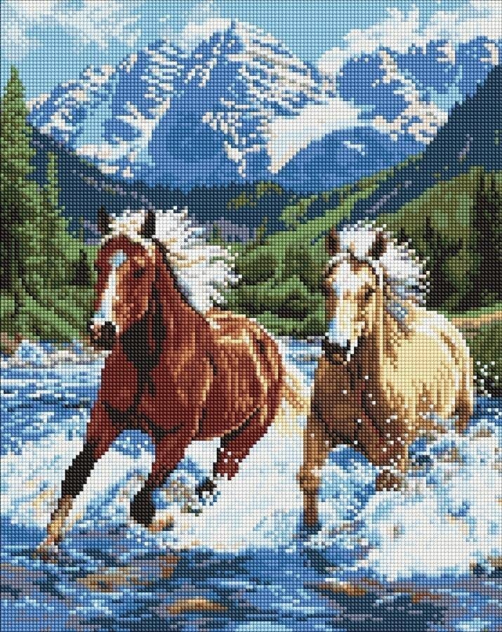 Ideyka Diamentowa mozaika - Moc w ruchu 40x50cm