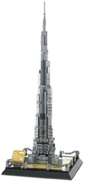 Coil klocki konstrukcyjne burj khalifa tower 580 elementów