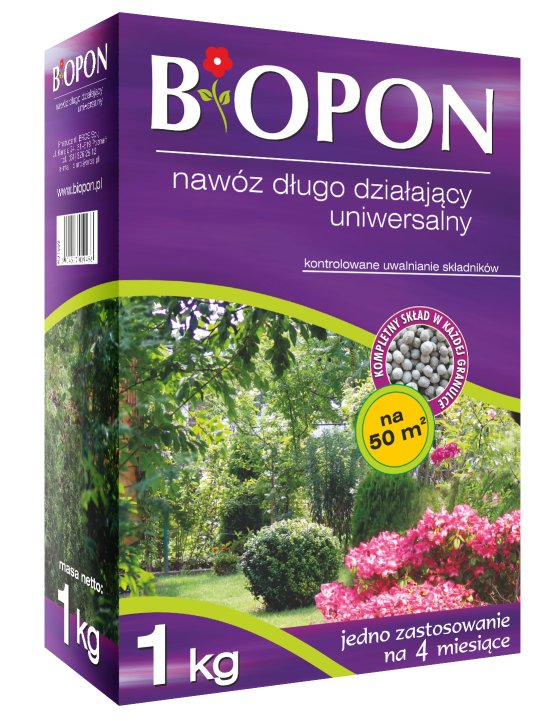 Biopon Nawóz granulowany długo działający uniwersalny 1kg (1134)