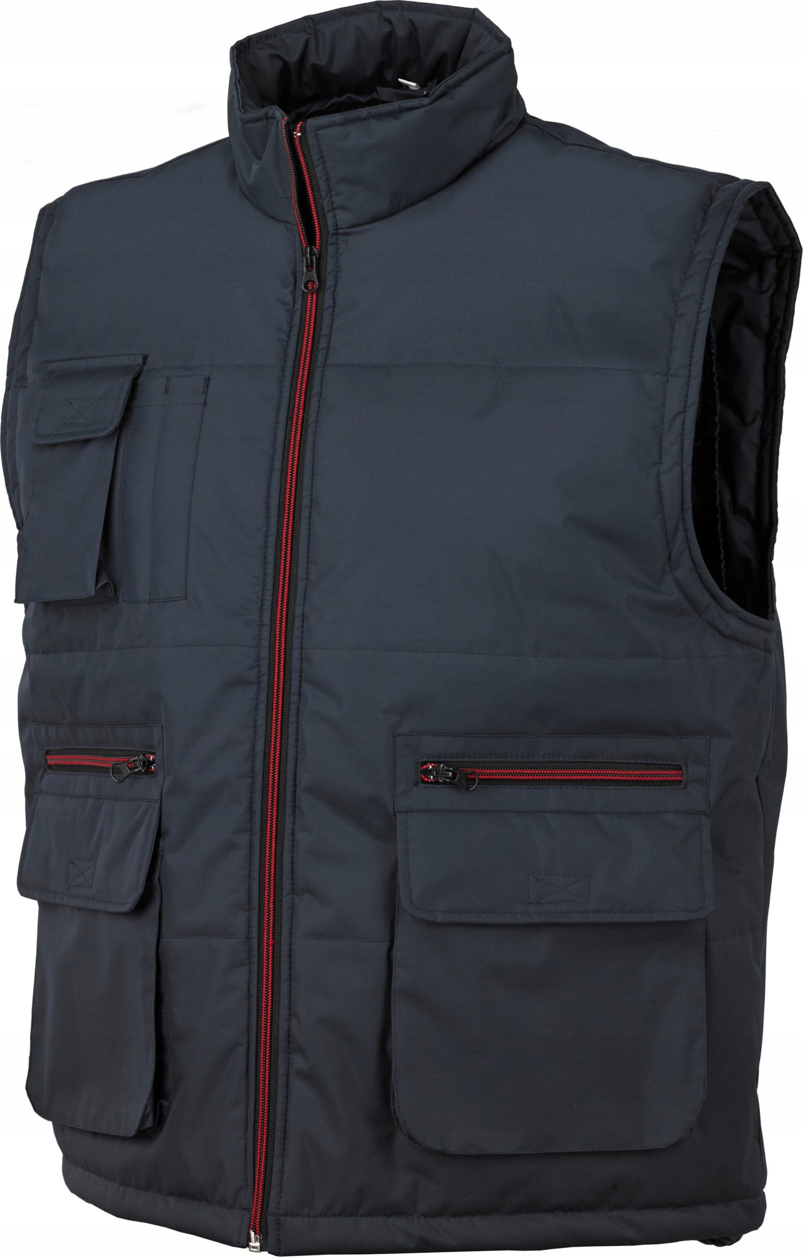 INDUSTRIAL STARTER IS-04027 - Kamizelka RING z syntetycznym wypełnieniemm i wieloma praktycznymi kieszeniami, wodoodporna i wytrzymała M