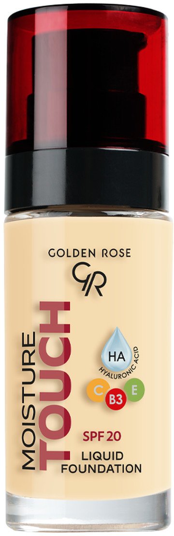 Golden Rose Moisture Touch Nawilżający podkład do twarzy SPF20 30ml (101)