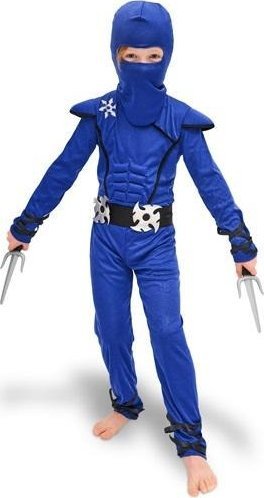 Sachs Strój Ninja niebieski rozm. 116-128cm