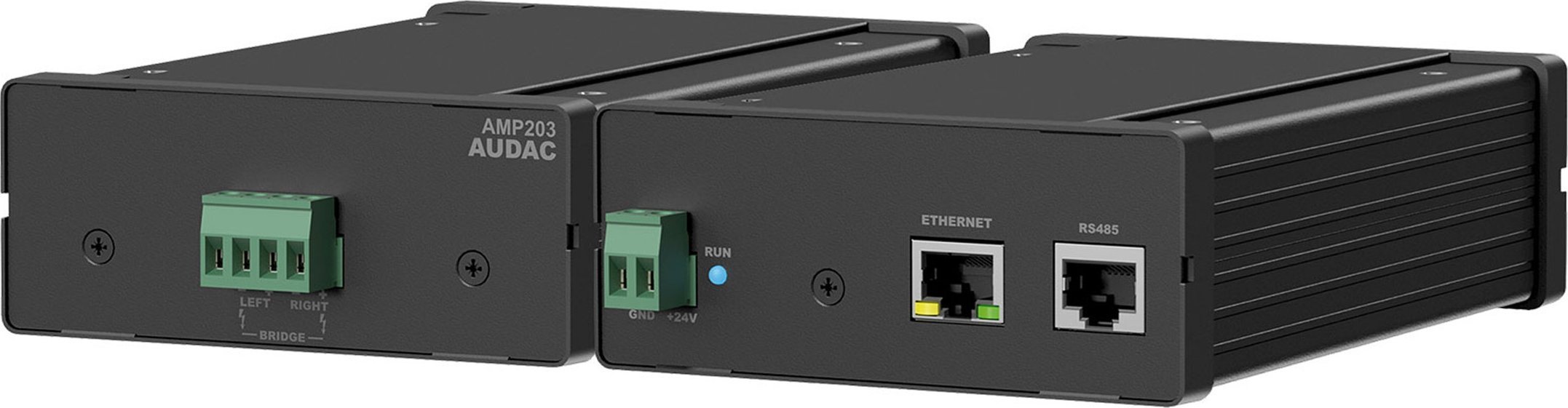 Audac AUDAC AMP203 Dante™ mini stereo amplifier