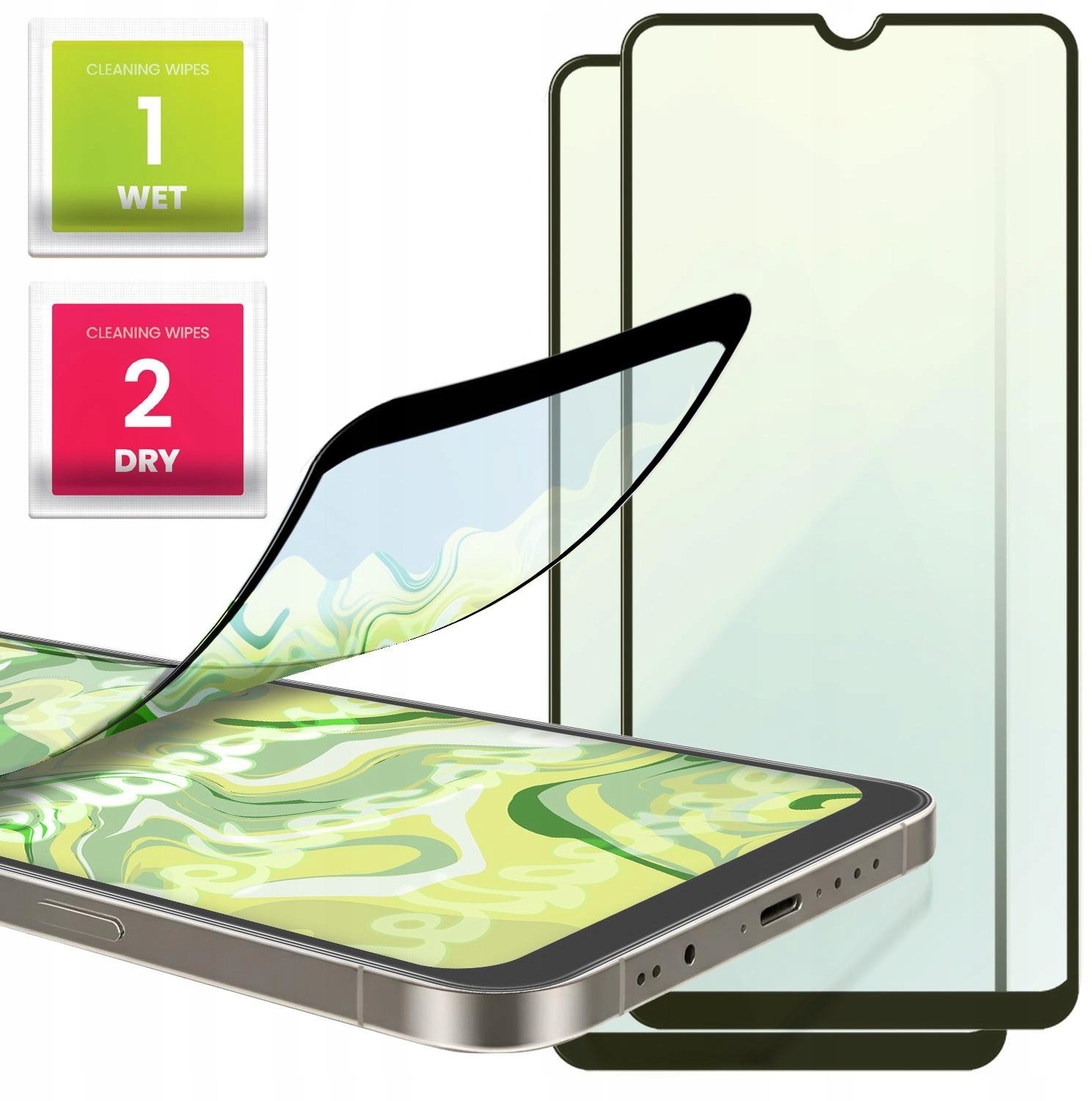 Hello Case 2-PAK Szkło Hybrydowe Do Xiaomi Redmi 10c / 12c / 10 Power