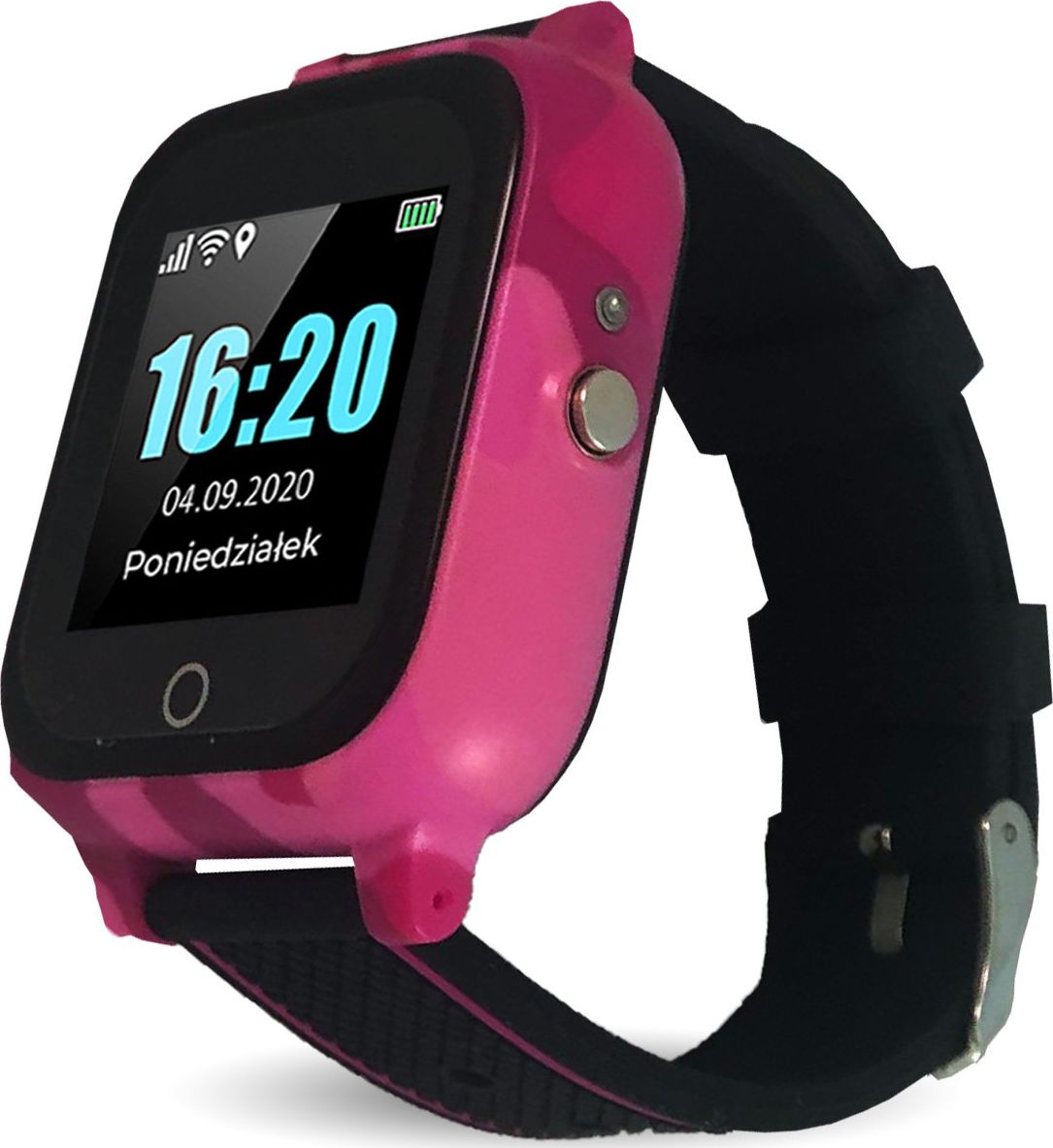 Smartwatch Calmean Care Czarno-różowy