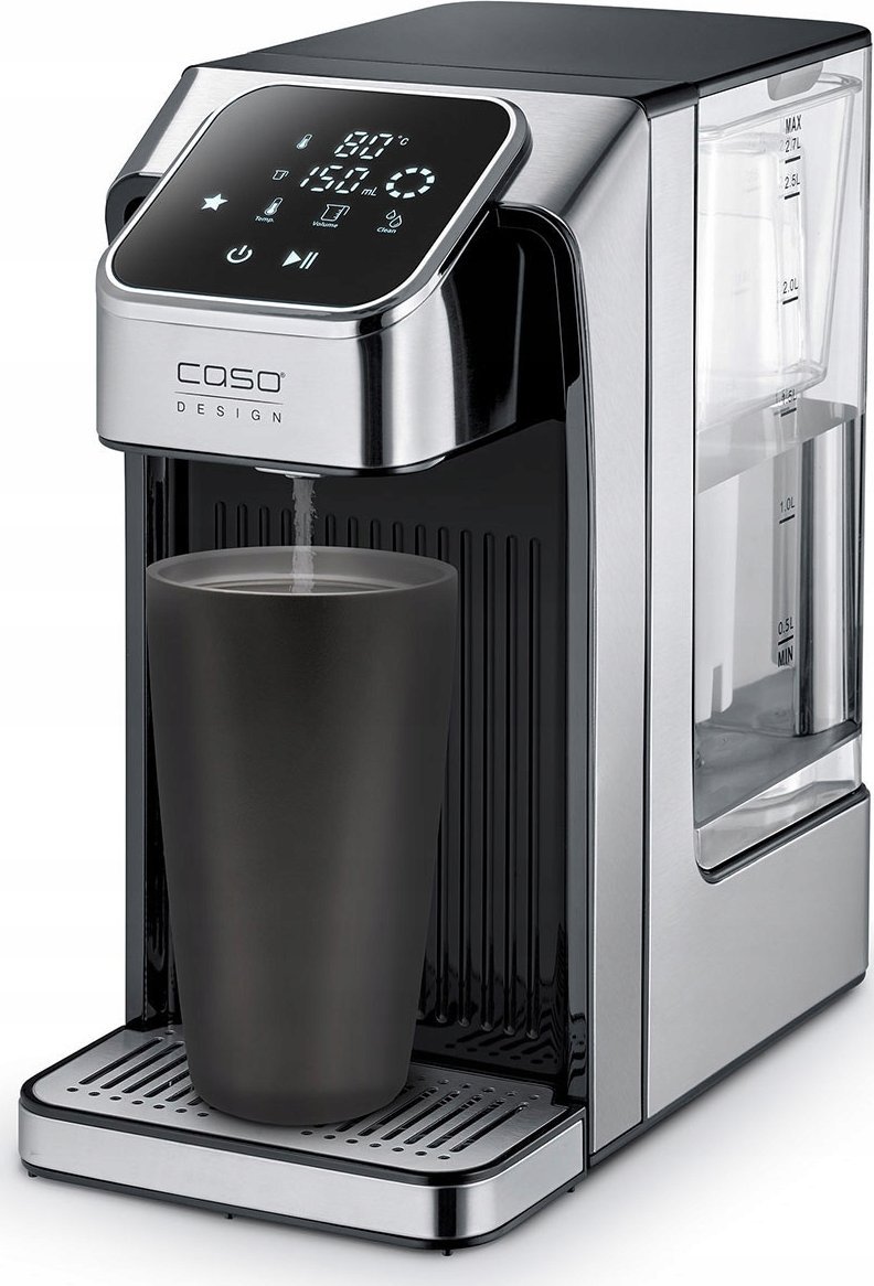 Caso Turbo Hot Water Dispenser | HW 770 Advanced | Water Dispenser | 2600 W | 2.7 L | Plastic/Stainless Steel | Black/Stainless Steel
