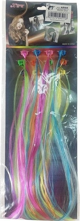 Warkoczyki doczepiane ze spinką 12szt