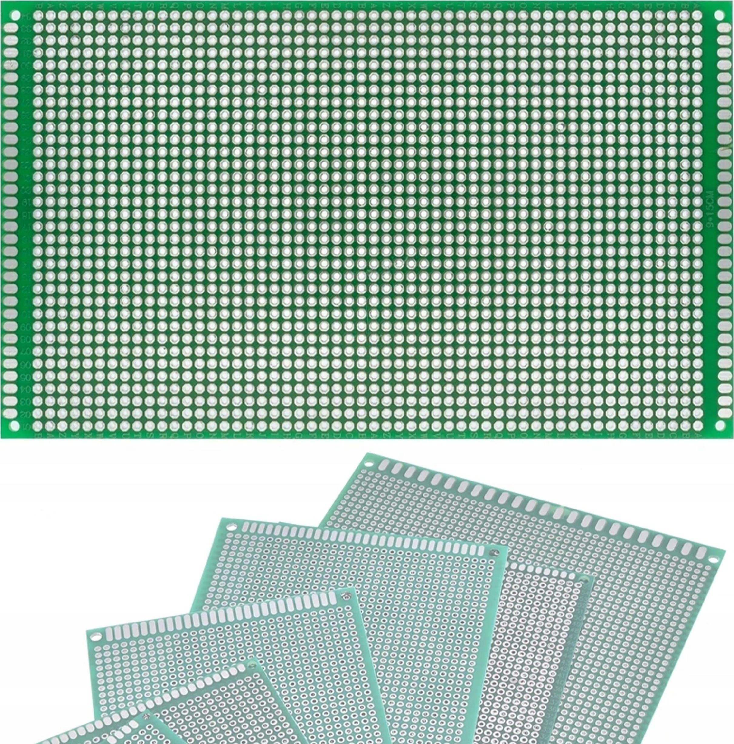 Rosfix ROSFIX DWUSTRONNA UNIWERSALNA PŁYTKA PROTOTYPOWA DRUKOWANA 9X15 CM ZIELONA