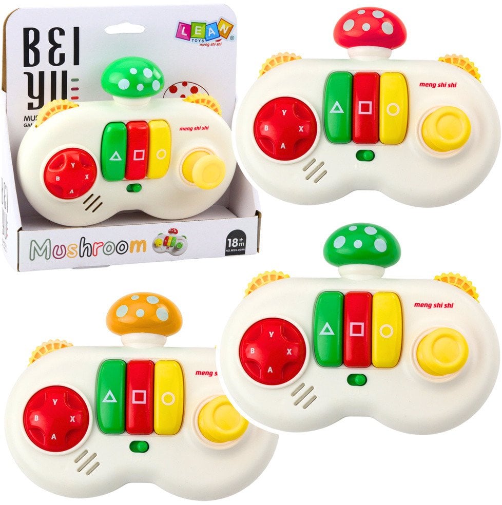 Konsola Pad Interaktywny Grzybek Sensoryczny Dla Dzieci Światła Dźwięki