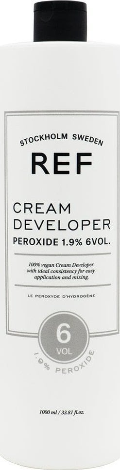 REF Ref Stockholm Peroxides Developer Hair Oxidant Lotion 1.9%, 6 vol, 1000 ml For Women