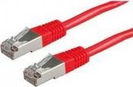 Roline Roline PatchCord S/FTP (PiMF) Kat.6 0.5m Czerwony