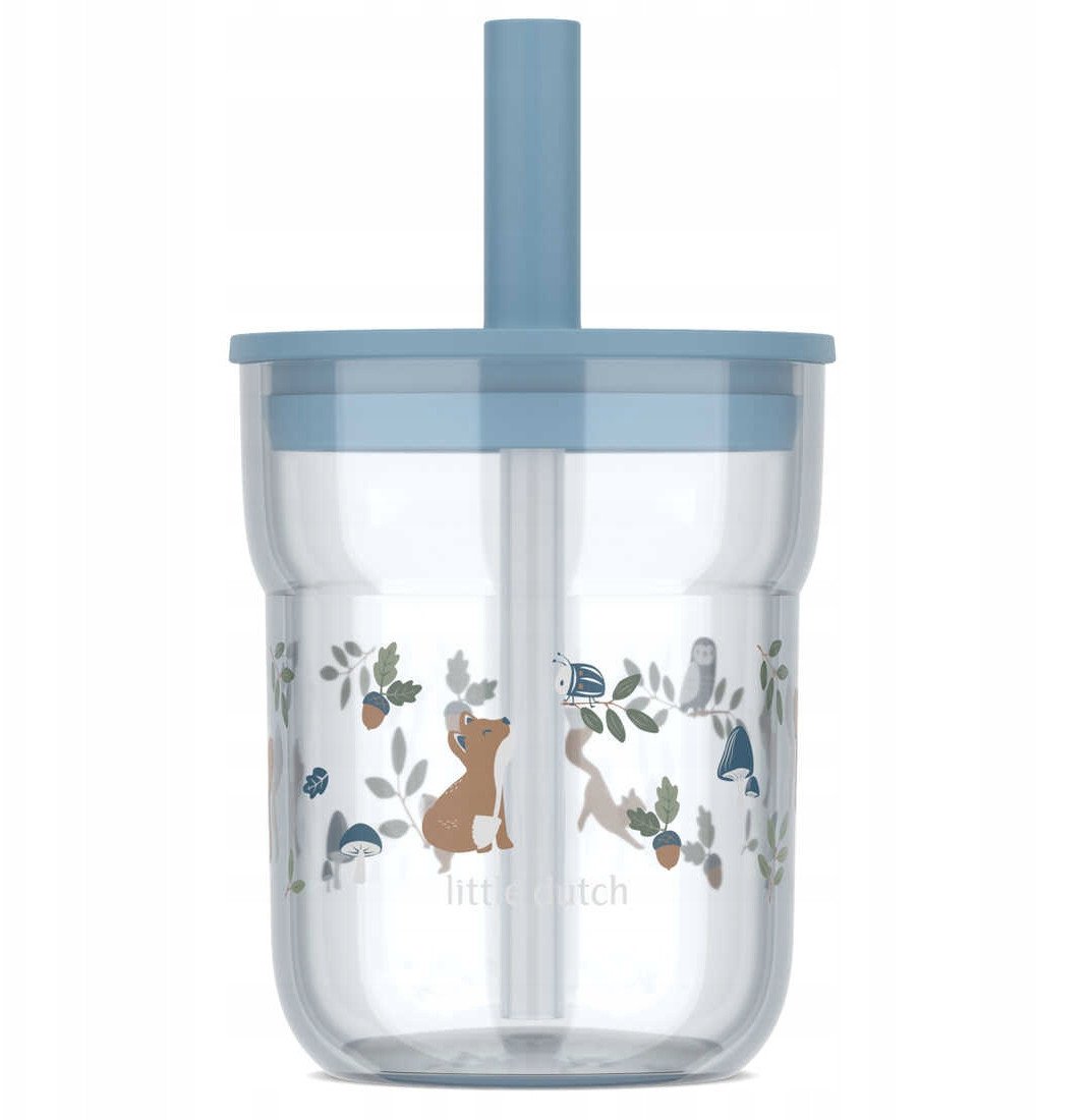 SZKLANKA DZIECIĘCA ZE SŁOMKĄ MIO 250ML FOREST FRIENDS 108023065408