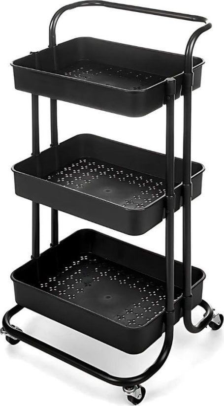 Kinvara Regał na kółkach ESSENTIALS, 42 x 35,5 x 86 cm