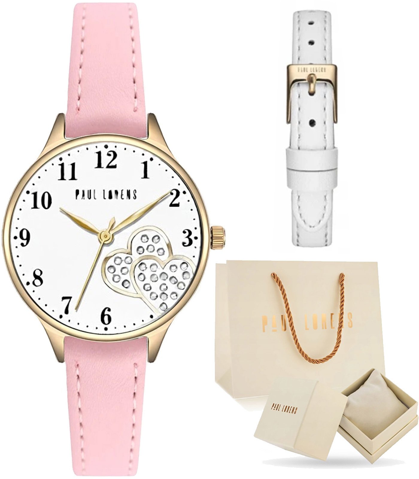 Zegarek dziecięcy Paul Lorens MILA z dwoma paskami (R/B)