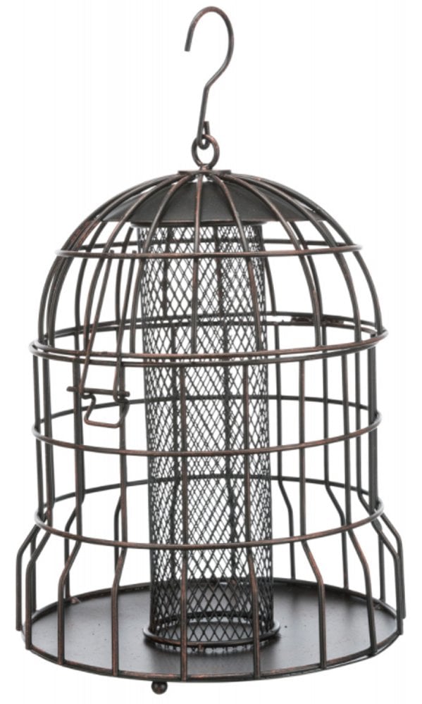 Trixie Karmnik na orzechy, z siatką ochronną, czarny/brązowy, metal 820 ml/20 cm