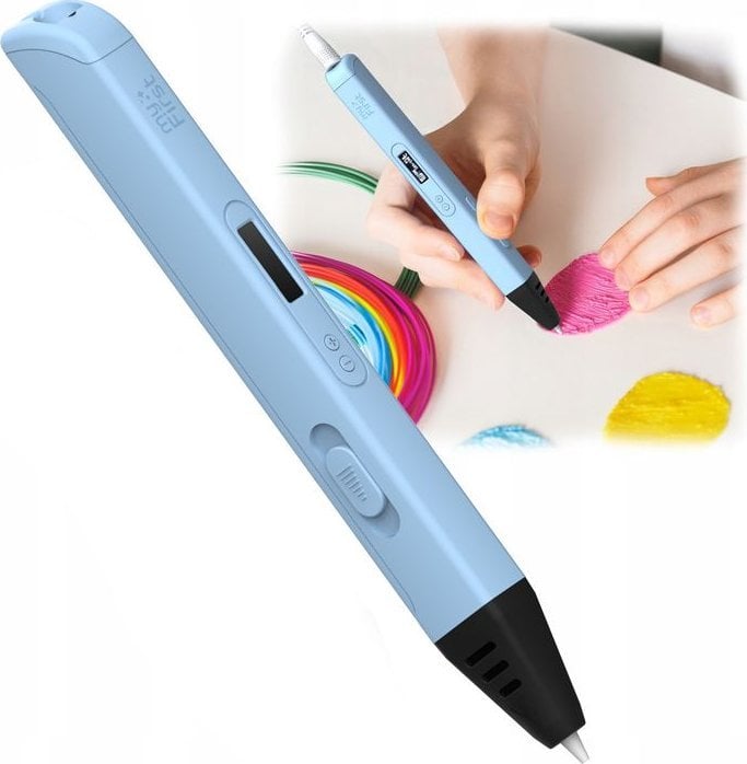Zaawansowany Długopis 3D PEN Artist MyFirst dla Dziecka OLED + Wkłady 6x 3m / Niebieski / FP8001SA-BE01