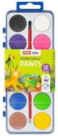 Farbki akwarelowe 12 kolorów EASY