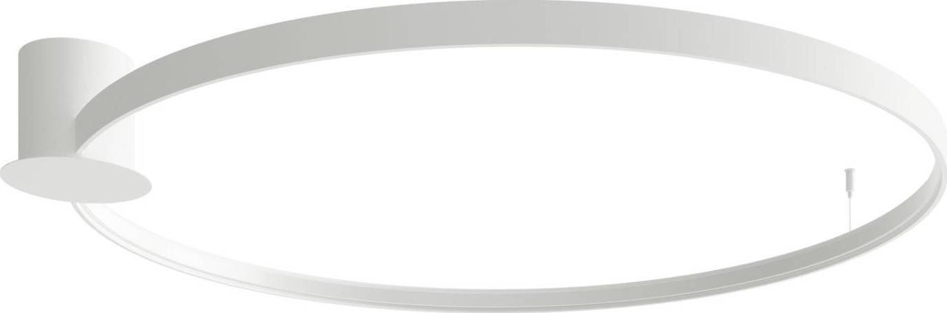 Lampa sufitowa Thoro Sufitowa LAMPA plafoniera RIO TH.133 Thoro pierścień OPRAWA metalowa LED 70W 3000K plafon okrągły biały