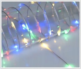 Lampki choinkowe Koopman Lampki choinkowe świąteczne multikolor 40 LED 195 cm