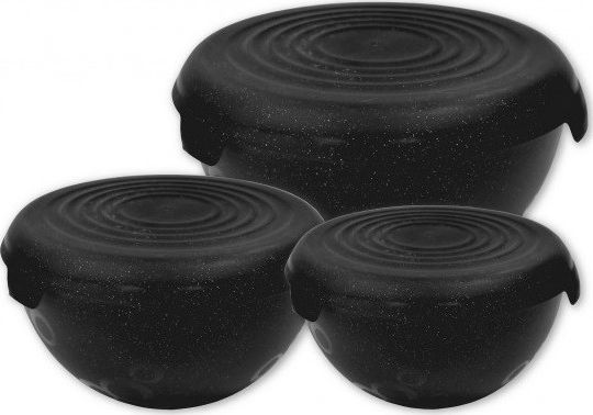 Practic Zestaw 3 misek kuchennych 1,5-3-6 L z pokrywami