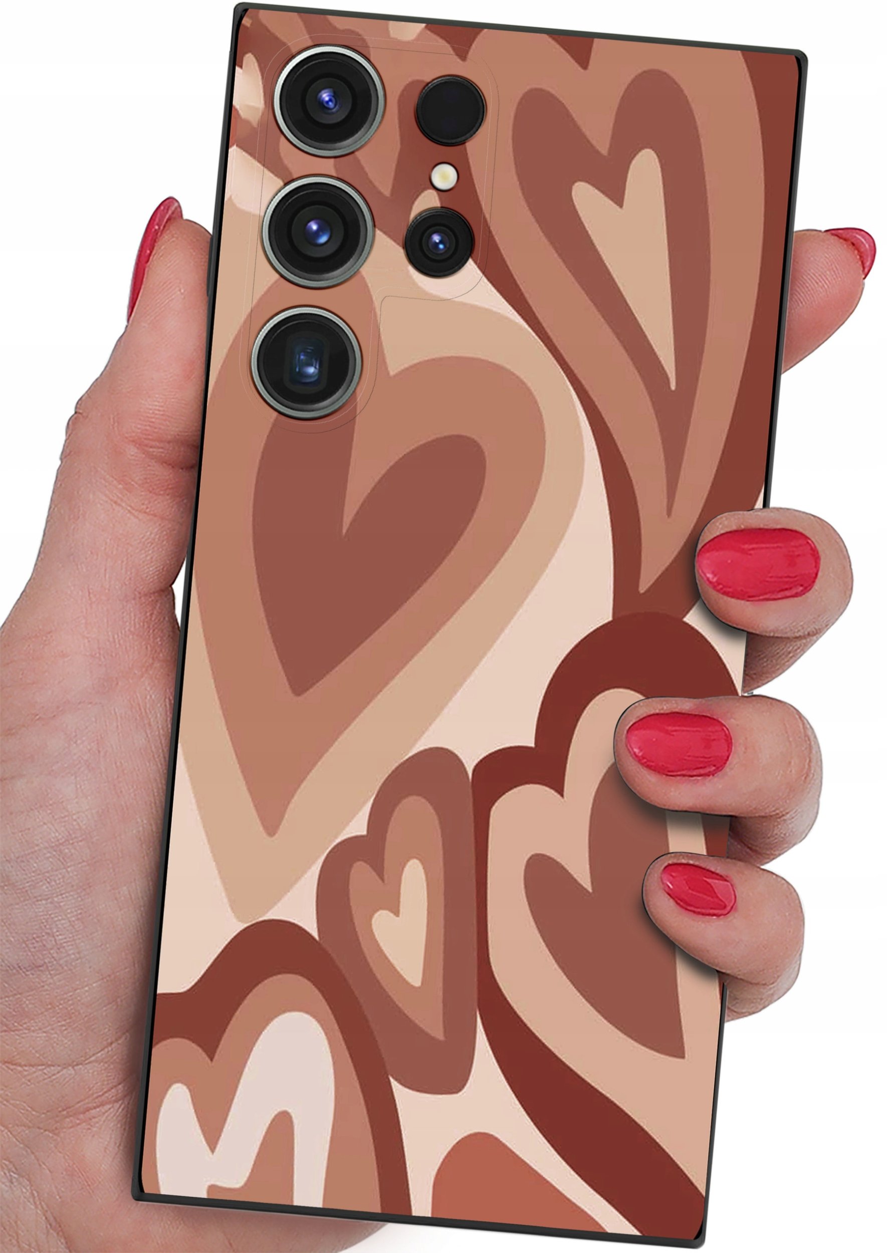 ETUI do Samsung Galaxy S24 Ultra CASE WZORY SOFT MATT PLECKI + SZKŁO 9H