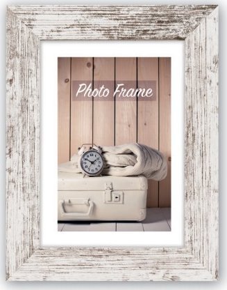 Ramka ZEP ZEP Nelson 6 white brown 20x20 Wood Frame V21206