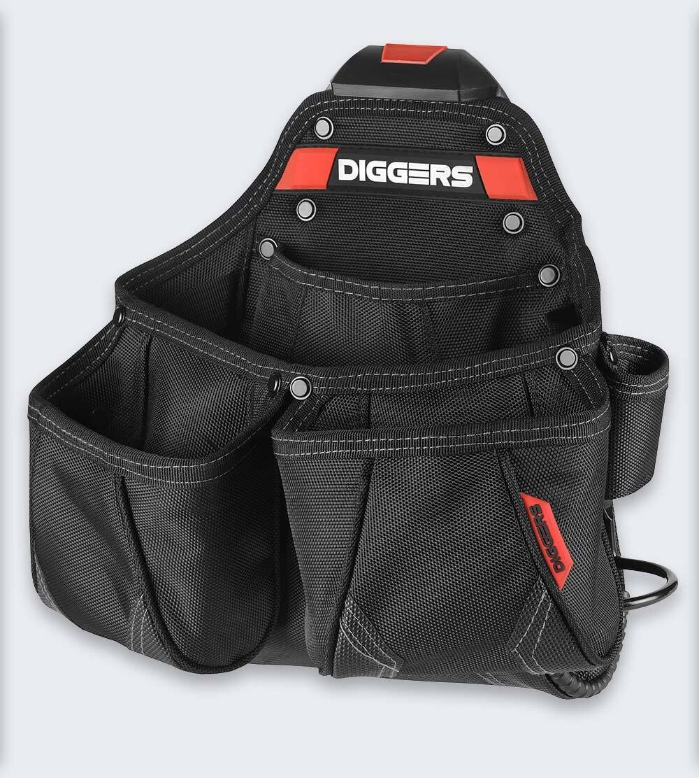 Kieszeń Ciesielska Diggers Quick Click BlackRed