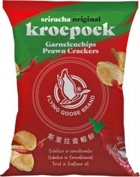 Flying Goose Chipsy krewetkowe Sriracha Original 80g - Flying Goose