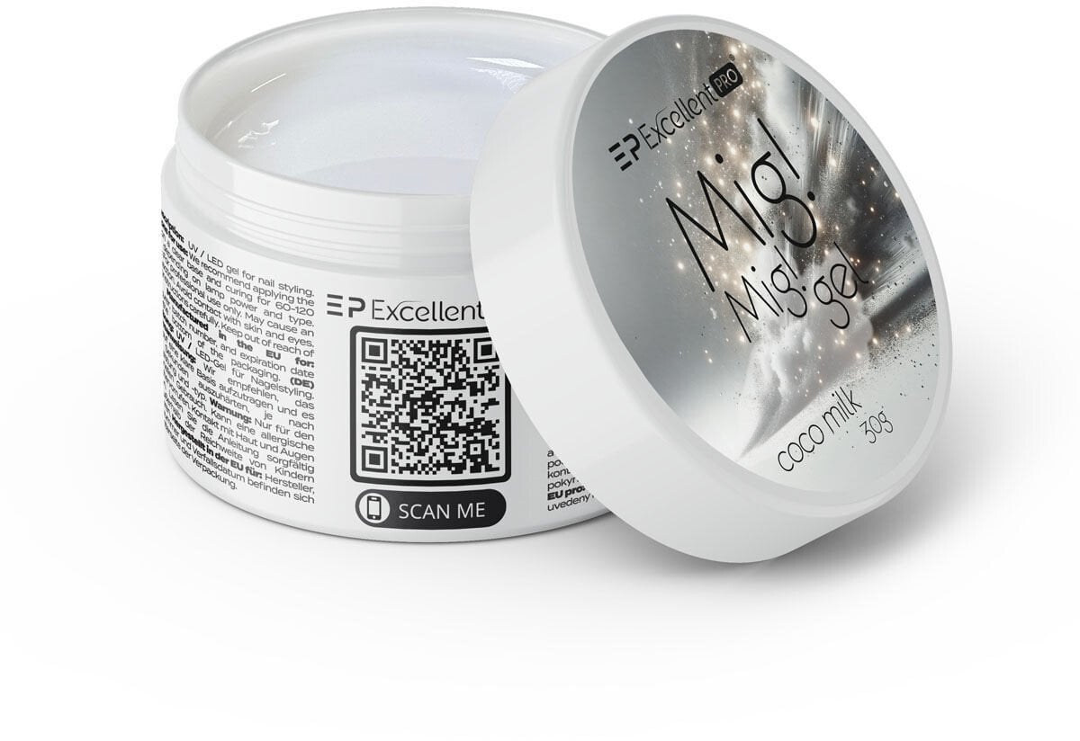 Cosmetics Zone Excellent PRO Mig! Mig! żel budujący Coco Milk 30g