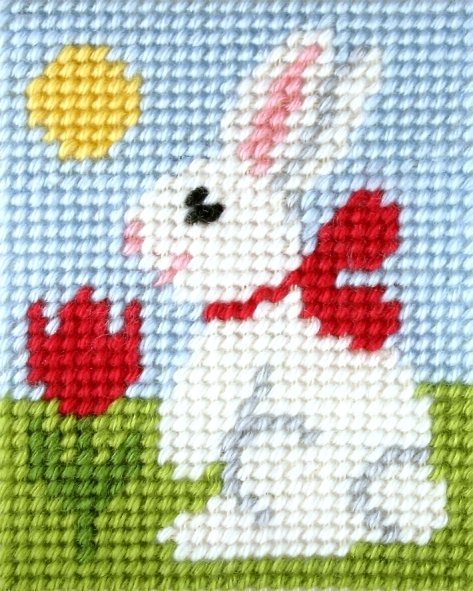 Haft. Moje pierwsze wyszywanie - Króliczek