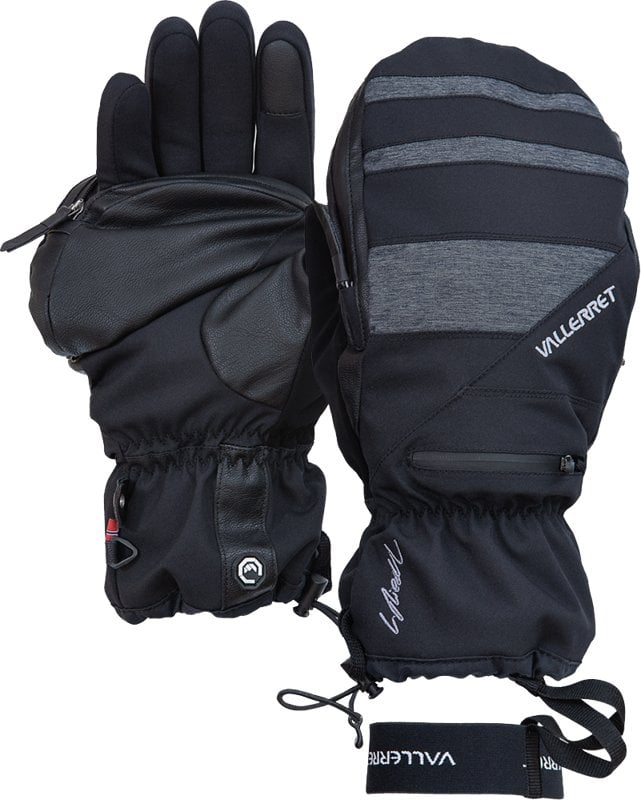 Vallerret Skadi Zipper Mitt LRS: Black XL