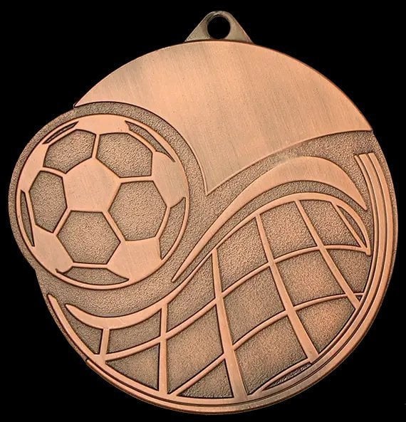 Victoria Sport Medal piłka nożna z grawerowaniem na laminacie