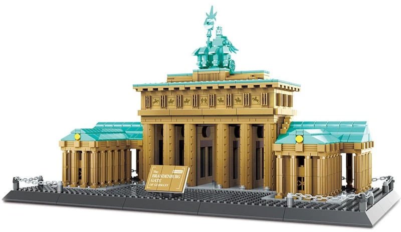 Coil klocki kompatybilne brama brandenburska berlin 1552 el.