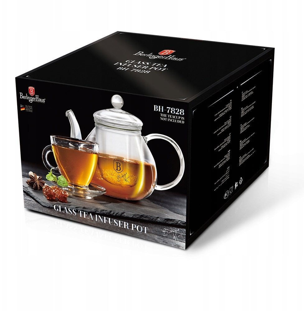 Berlinger Haus Czajniczek szklany 1L z zaparzaczem BH-7828