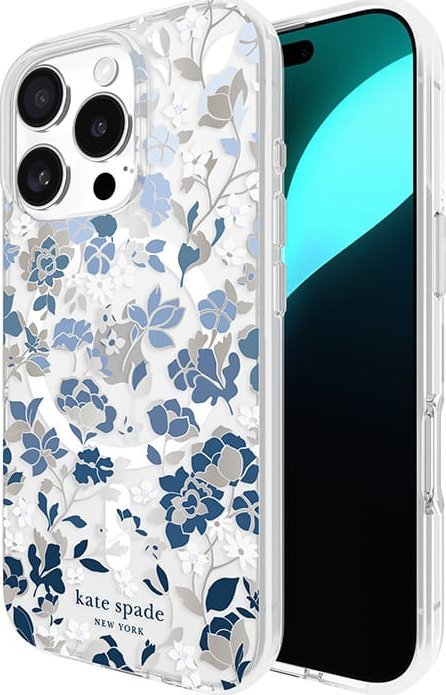 Kate Spade New York Kate Spade New York Protective Gems MagSafe - Etui iPhone 16 Pro (Flowerbed Blue)