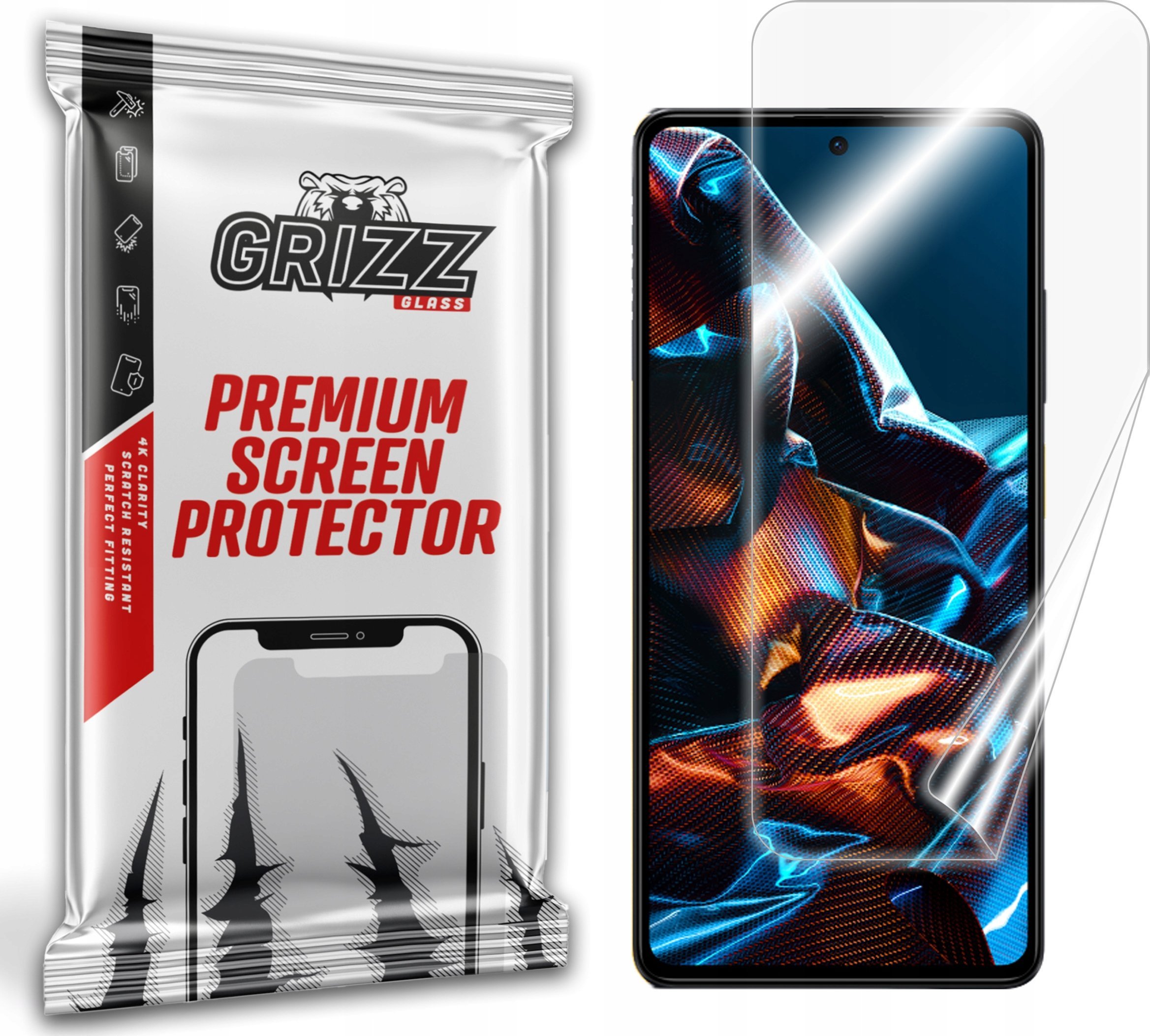 GrizzGlass Folia ceramiczna GrizzGlass CeramicFilm do POCO X5 Pro