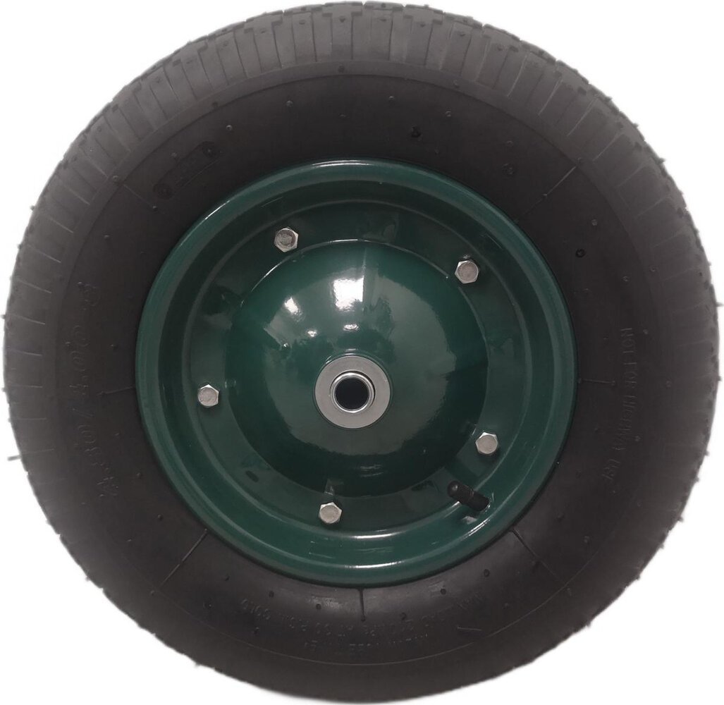 Saska Garden KOŁO DO TACZKI WÓZKA OGRODOWEGO POMPOWANE 38CM 4PR 4.00-8