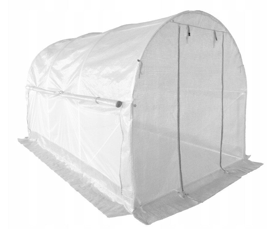Tunel foliowy szklarnia 2,5x4m z siatką na insekty 10m2 Biały 10m2 rurki 25mm